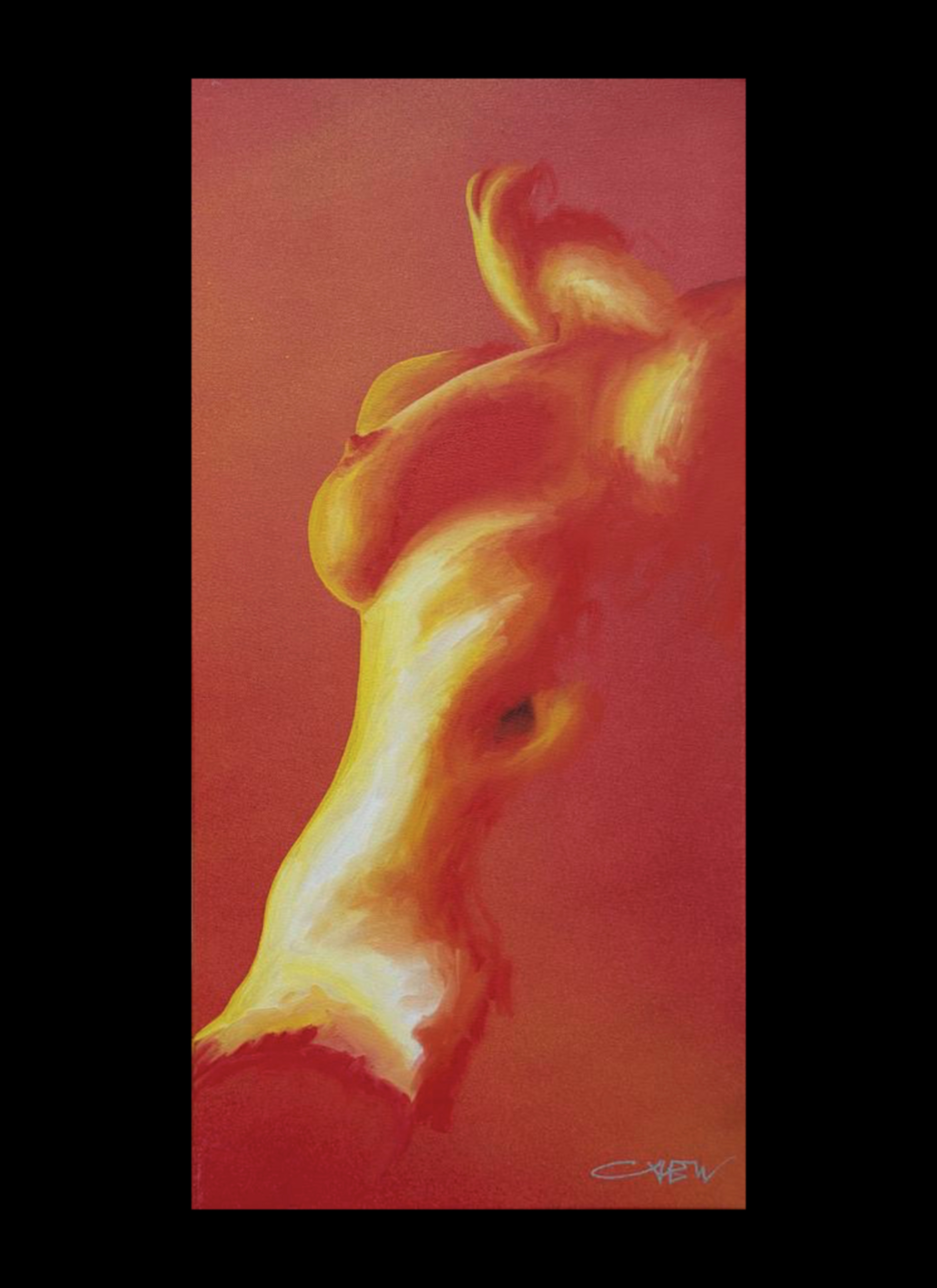 Nude figure painting gallery cover by Christian at Embodiment of Ink